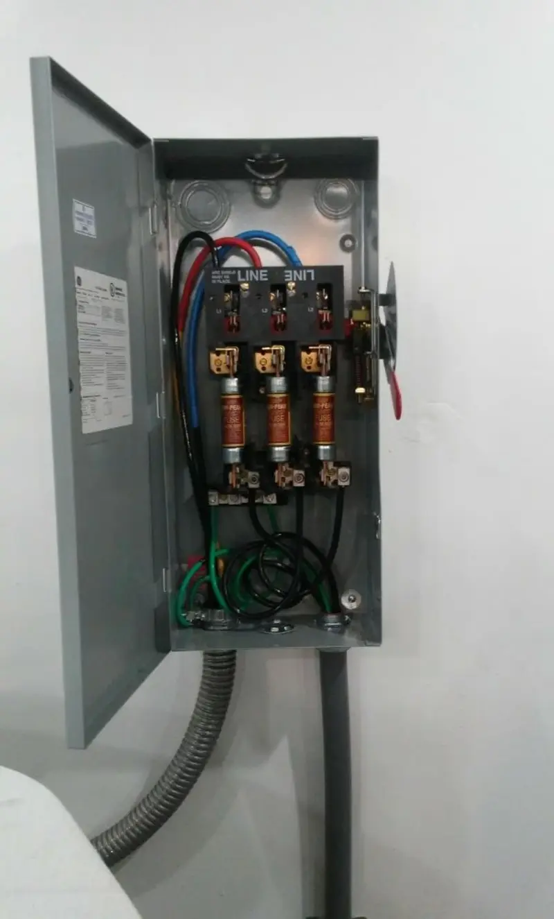 Three-phase disconnect switch installed for Electrical Wiring & Rewiring in Ventnor City
